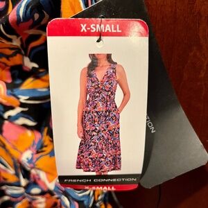 French Connection twist front dress, size XS, NWT